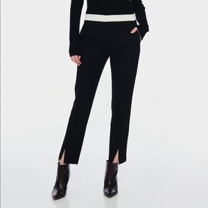 Tibi Anson Tailored Skinny Pant in Black